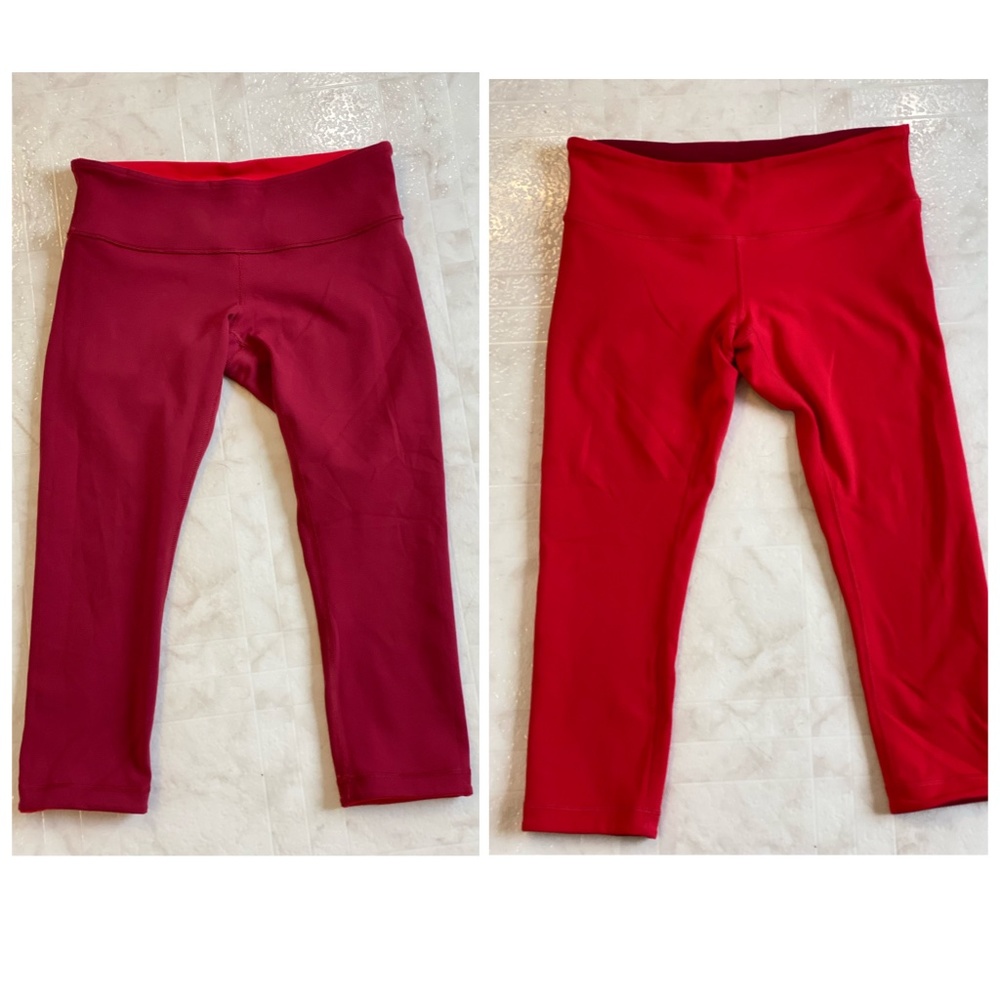 Lululemon Wunder Under Reversible Leggings